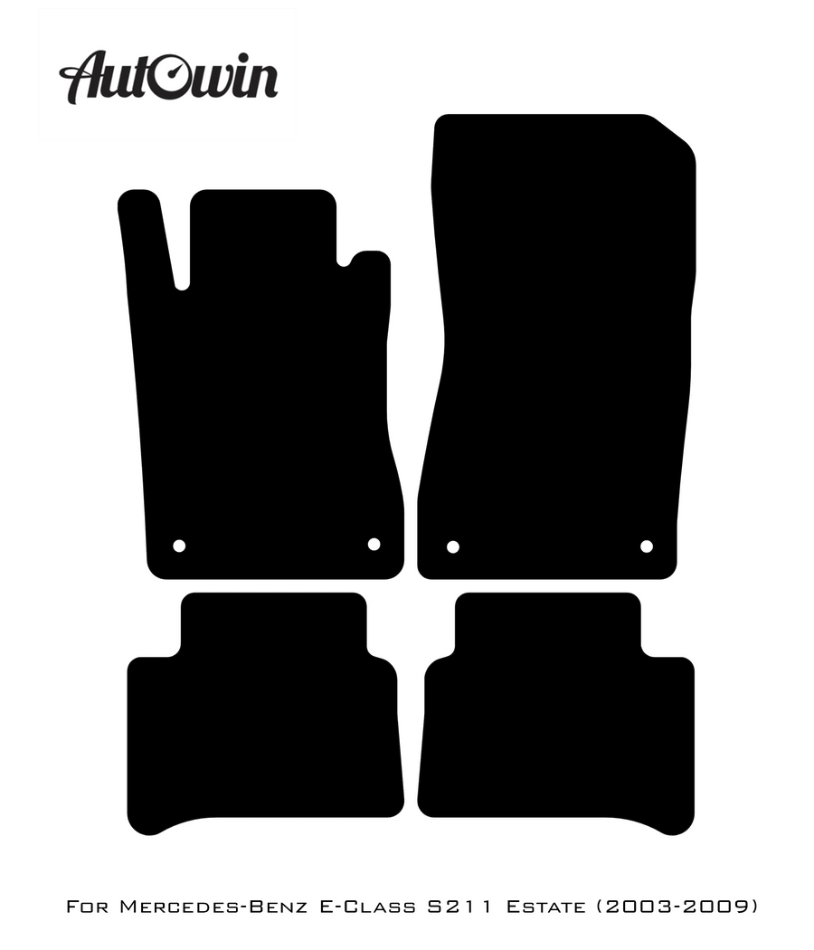 Gray Floor Mats For Mercedes Benz E-Class S211 Estate (2003-2009) | Limited Edition - AutoWin