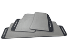 Gray Floor Mats For Tesla Model 3 With Alcantara Leather - AutoWin