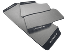 Gray Floor Mats For Tesla Model S With Alcantara Leather - AutoWin