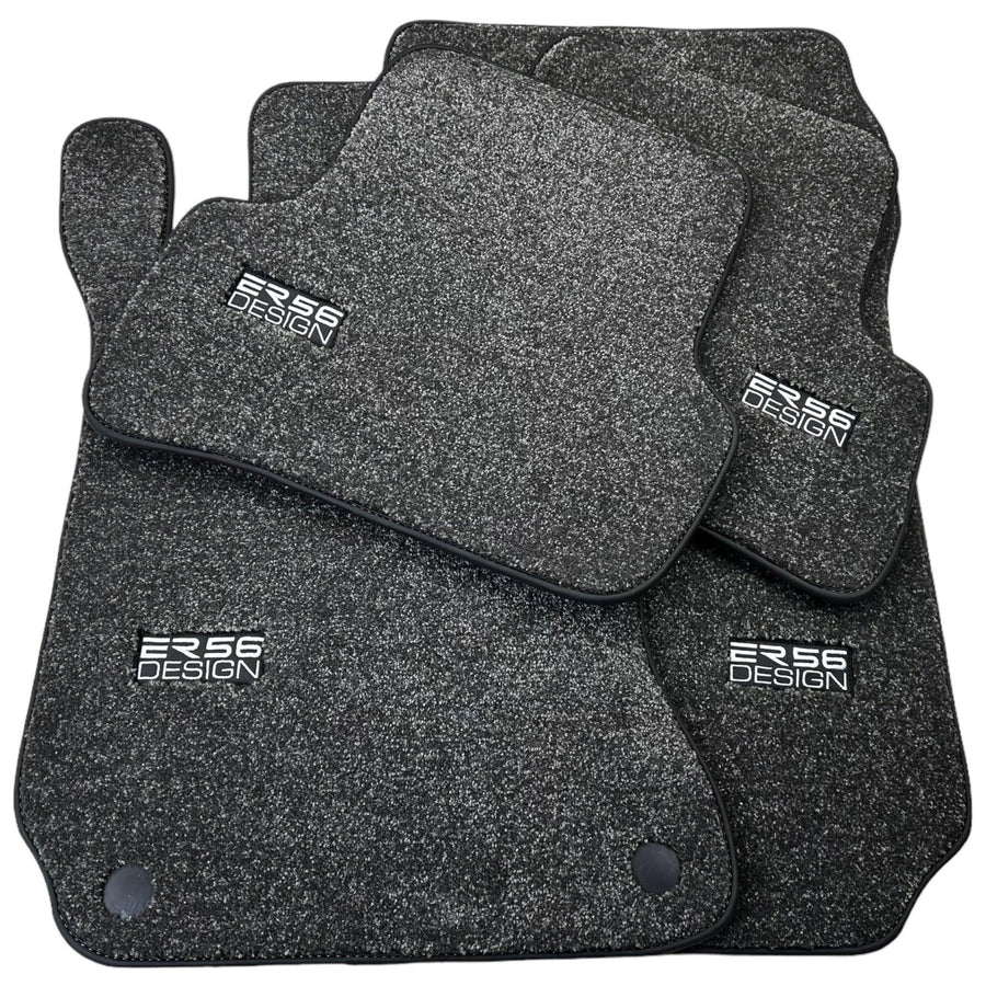 Gray Luxury Floor Mats For Mercedes Benz CLK-Class C208 Coupe (1997-2002) | ER56 Design - AutoWin