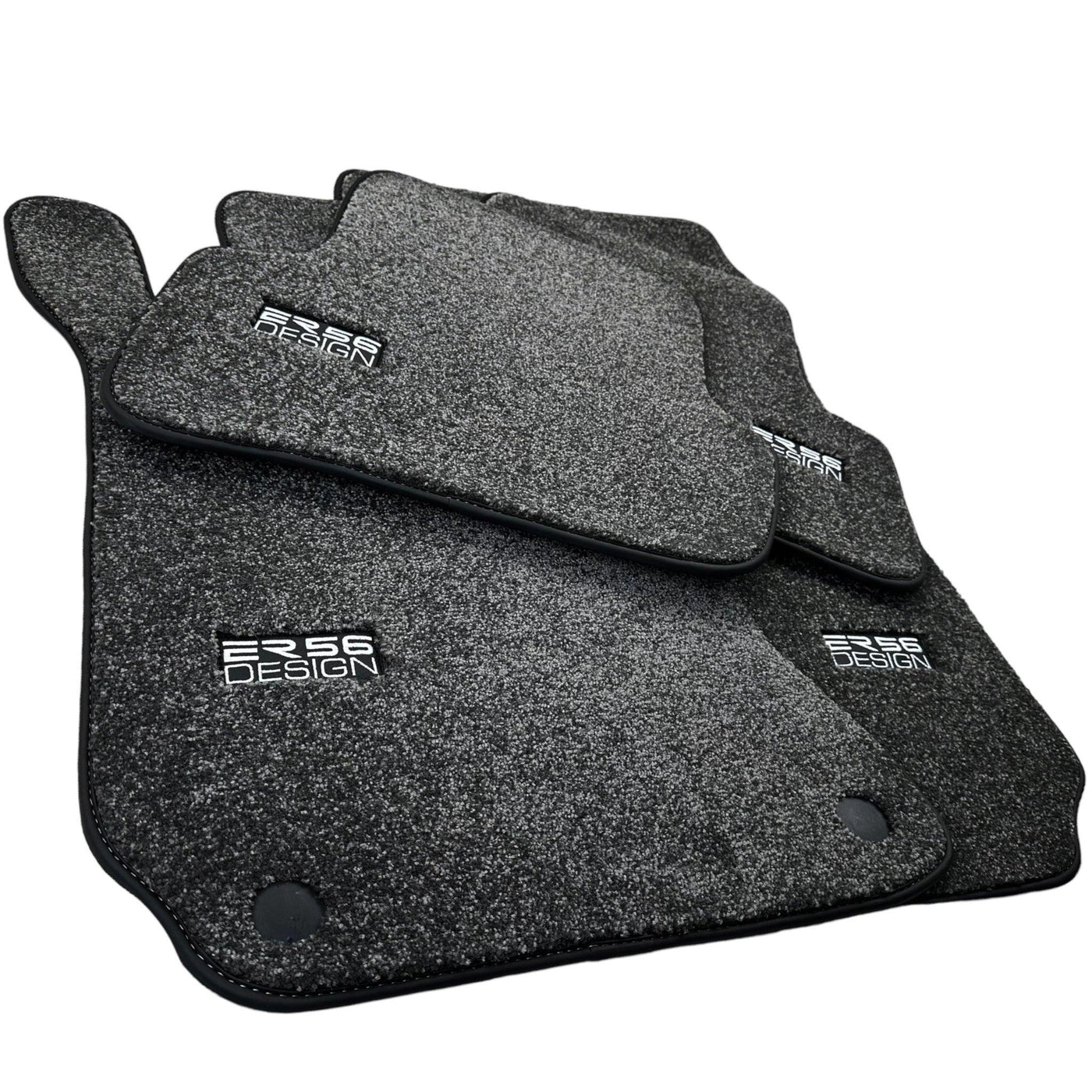 Gray Luxury Floor Mats For Mercedes Benz GL-Class 500 4Matic (2012-2015) | ER56 Design - AutoWin