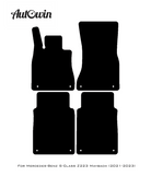 Gray Luxury Floor Mats For Mercedes Benz S-Class Z223 Maybach (2021-2023) | ER56 Design - AutoWin