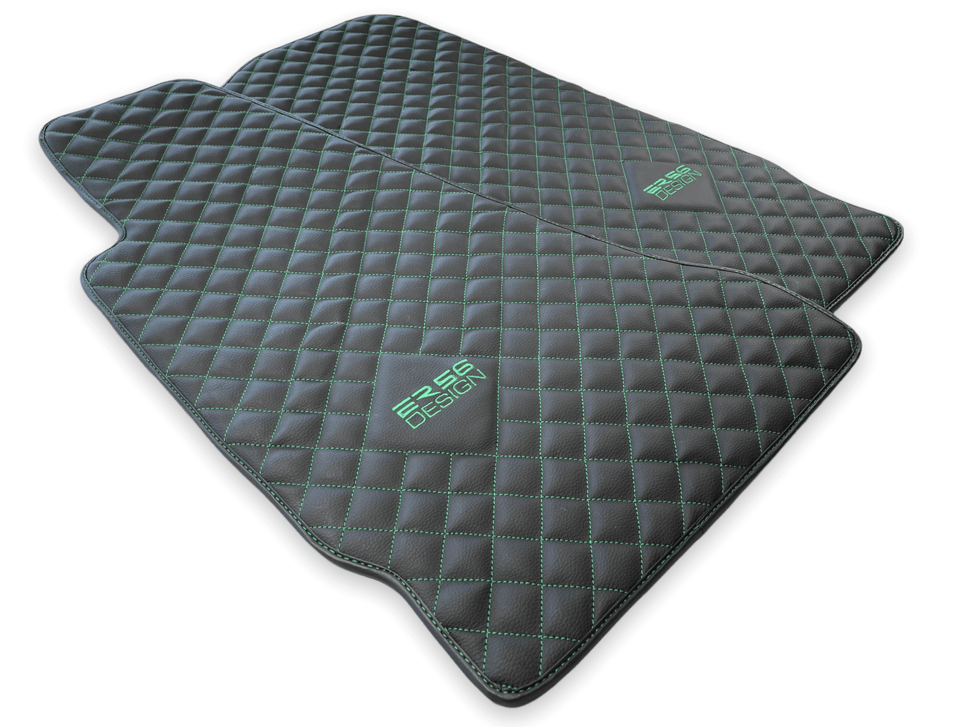 Leather Floor Mats For Aston Martin V8 Vantage (2005–2023) ER56 Design - AutoWin