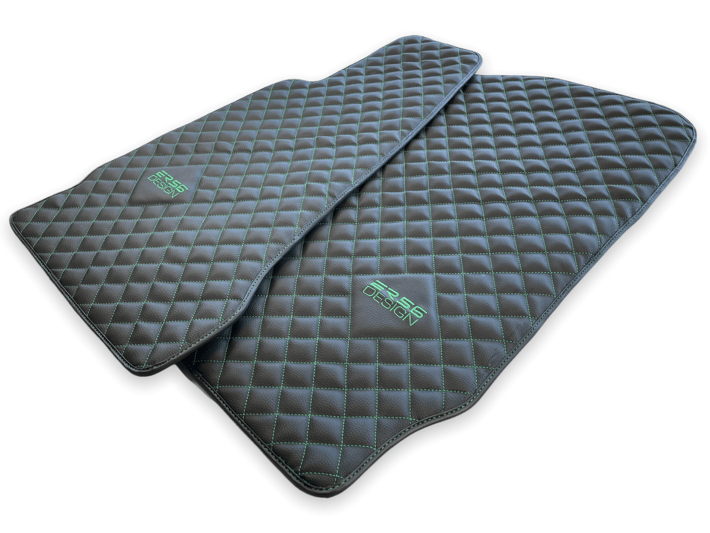 Leather Floor Mats For Aston Martin V8 Vantage (2005–2023) ER56 Design - AutoWin
