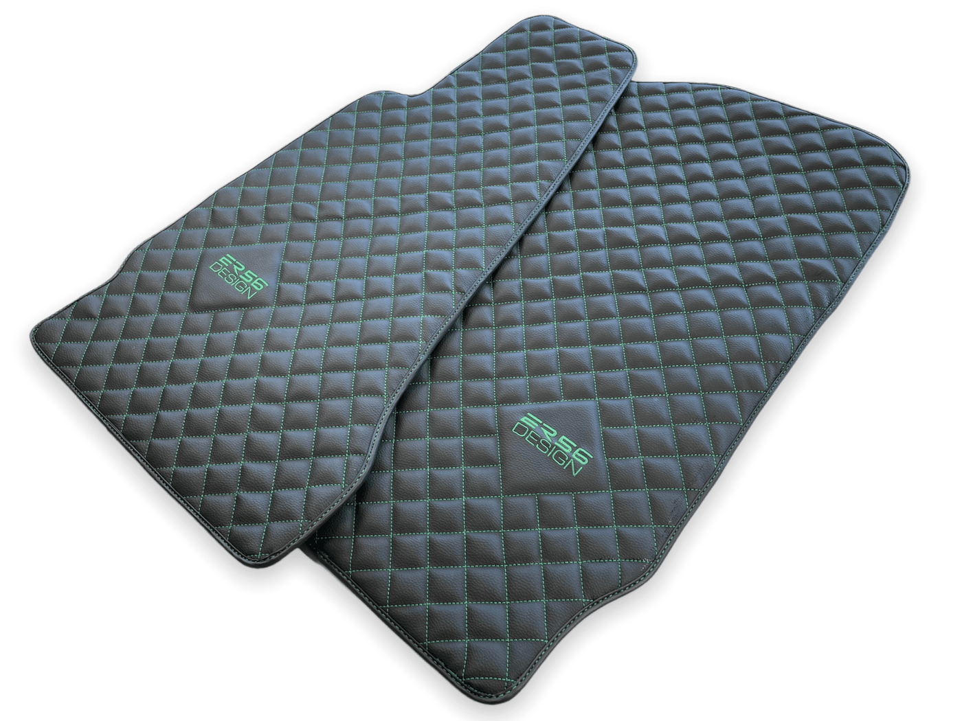 Leather Floor Mats For Aston Martin V8 Vantage (2005–2023) ER56 Design - AutoWin