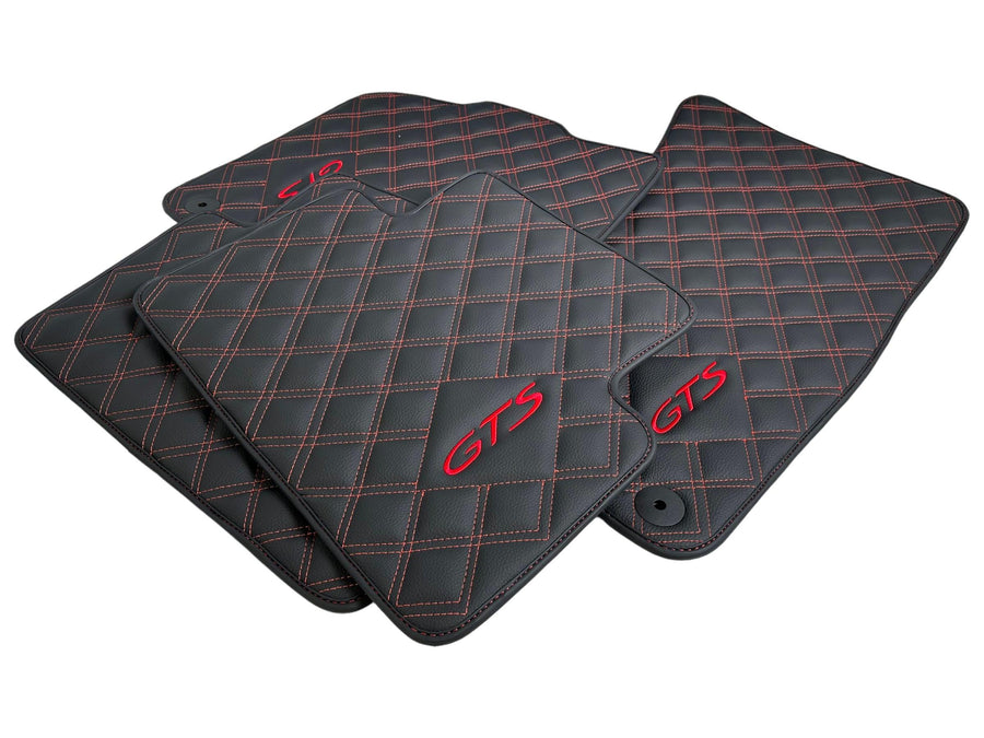 Leather Floor Mats for Porsche Panamera (2009-2016) - AutoWin