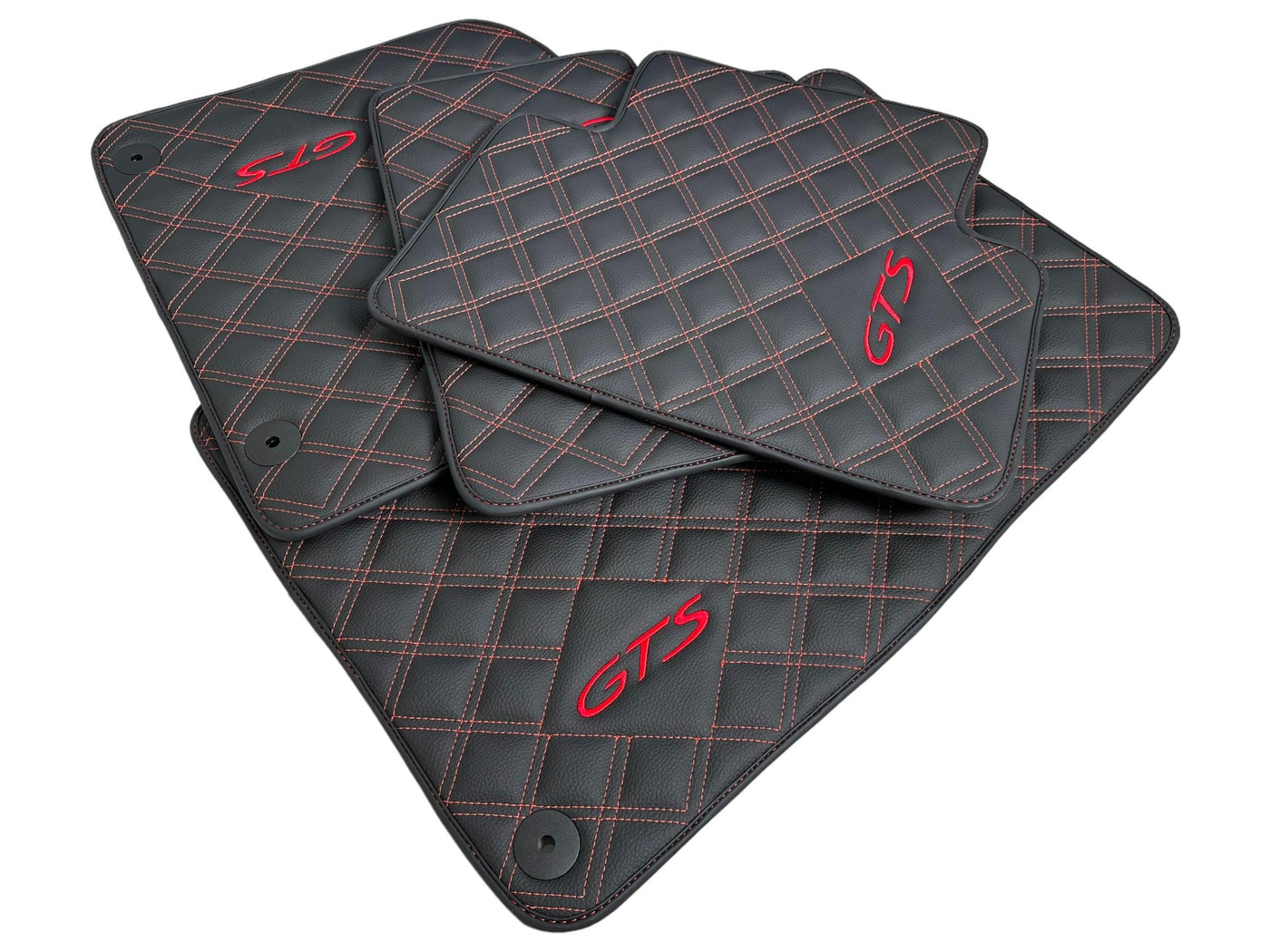 Leather Floor Mats for Porsche Panamera (2009-2016) - AutoWin