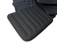 Leather Floor Mats For Rolls Royce Black Badge Dawn Rr6 2016-2023 Black - AutoWin