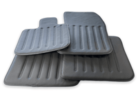 Leather Floor Mats For Rolls Royce Black Badge Phantom Drophead Coupe 2007–2016 Black - AutoWin