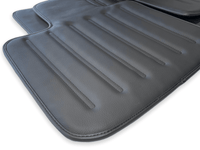 Leather Floor Mats For Rolls Royce Black Badge Phantom Drophead Coupe 2007–2016 Black - AutoWin
