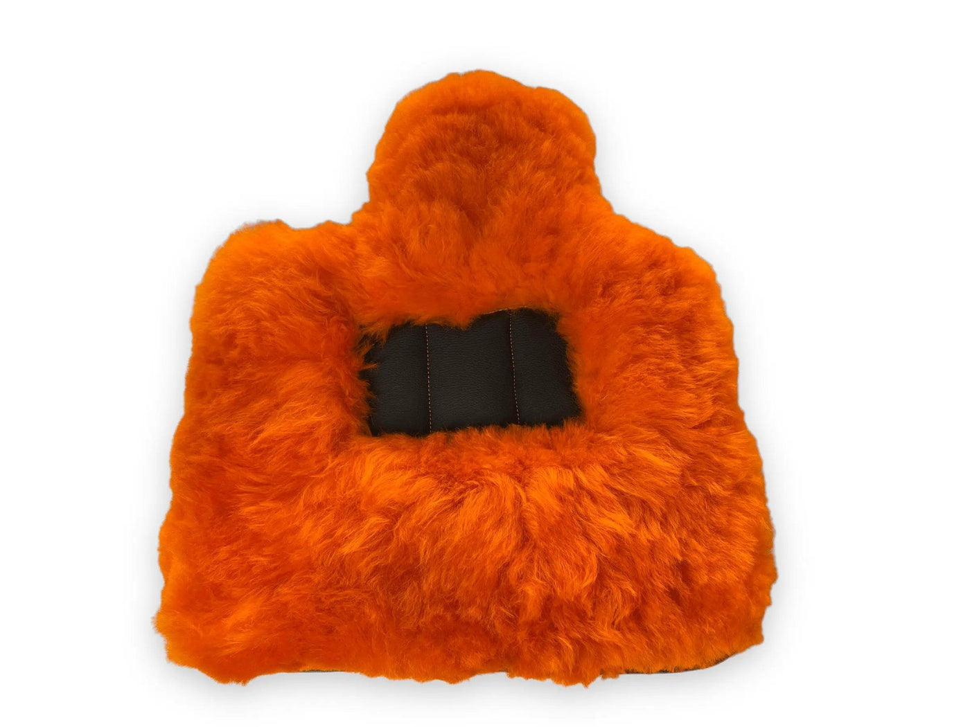 Orange Sheepskin Floor Mats For Bentley Flying Spur (2013-2019) Er56 Design Brand - AutoWin