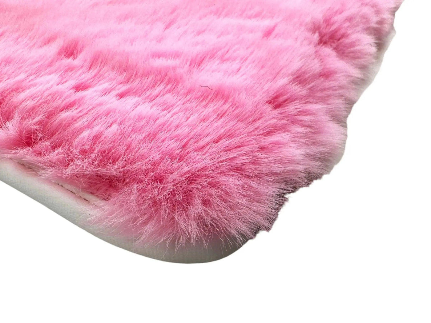 Pink Sheepskin Floor Mats For Bentley Mulsanne (2010-2020) Er56 Design Brand - AutoWin