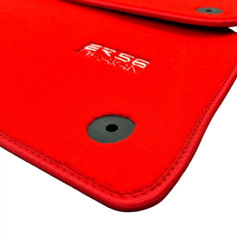 Red Floor Mats for Audi A2 2000-2005 8Z | ER56 Design - AutoWin