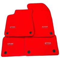 Red Floor Mats for Audi A4 - B9 Allroad Quattro (2016-2020) | ER56 Design - AutoWin