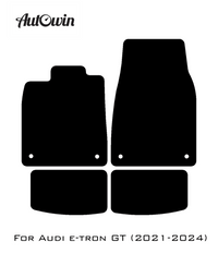 Red Floor Mats for Audi e-tron GT (2021-2024) | ER56 Design - AutoWin
