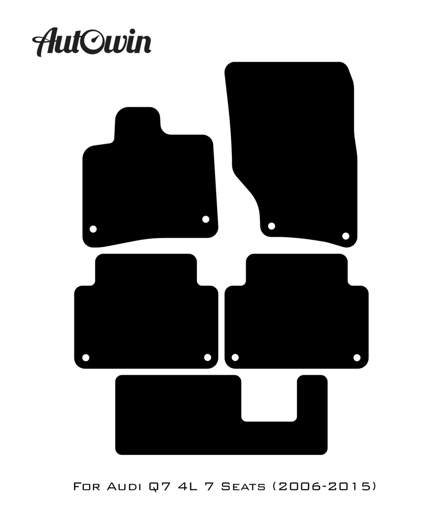 Red Floor Mats for Audi Q7 4L (2006-2015) | ER56 Design - AutoWin