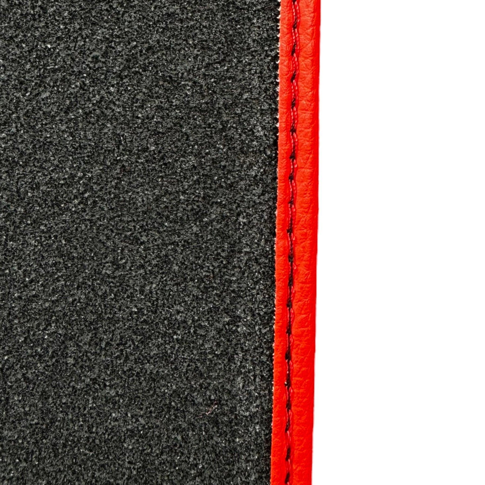 Red Floor Mats For Bentley Flying Spur (2013-2019) with Alcantara Leather - AutoWin