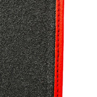 Red Floor Mats For Bentley Flying Spur (2013-2019) with Alcantara Leather - AutoWin