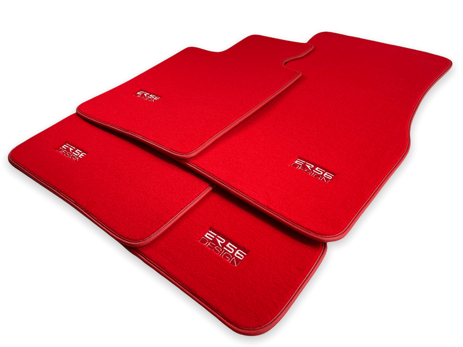 Red Floor Mats For BMW 3 Series E93 LCI - ER56 Design Brand - AutoWin