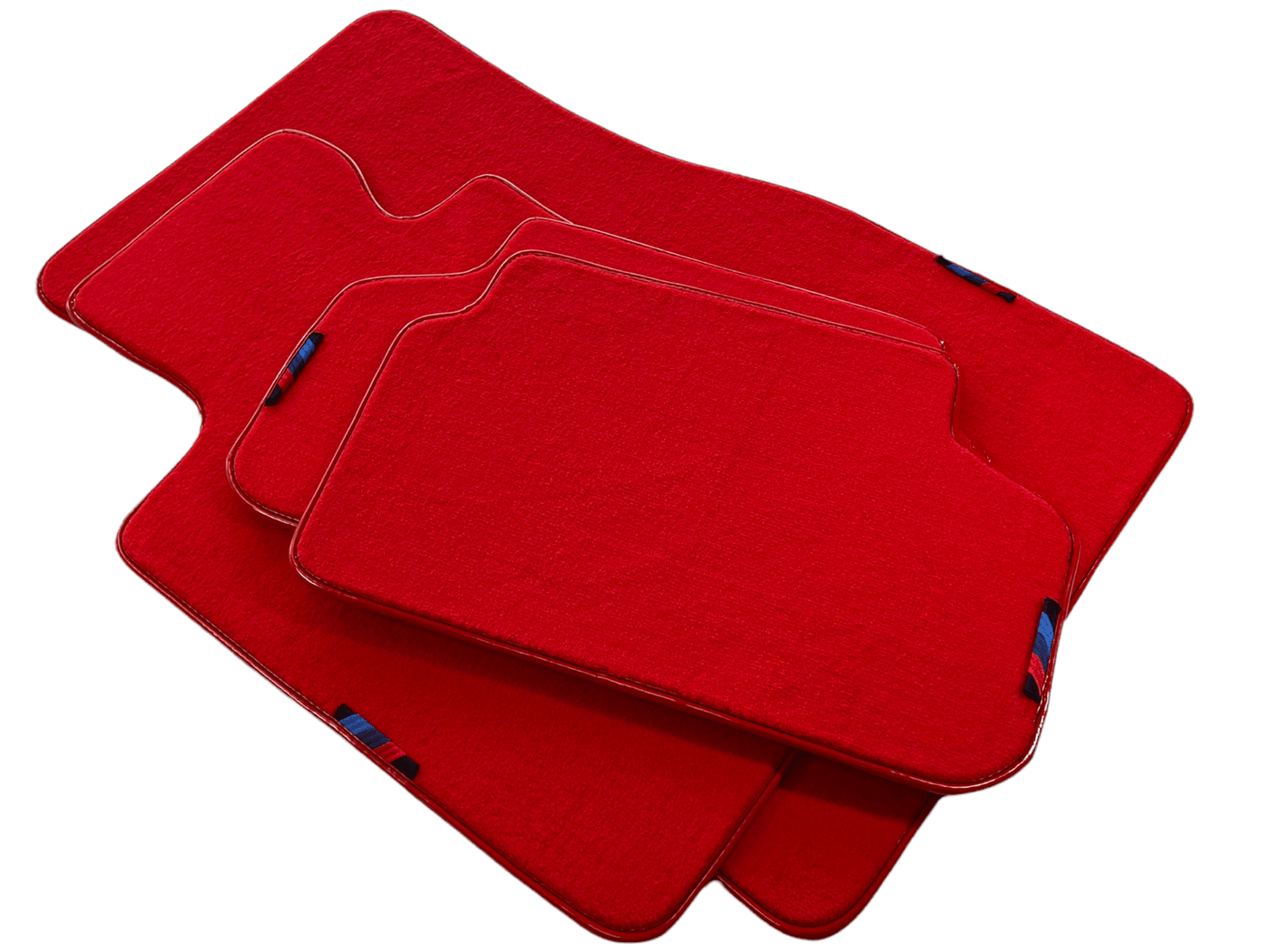 Red Floor Mats For BMW 6 Series E63 With M Package AutoWin Brand - AutoWin