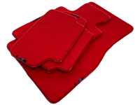 Red Floor Mats For BMW X1 Series F48 With M Package - AutoWin