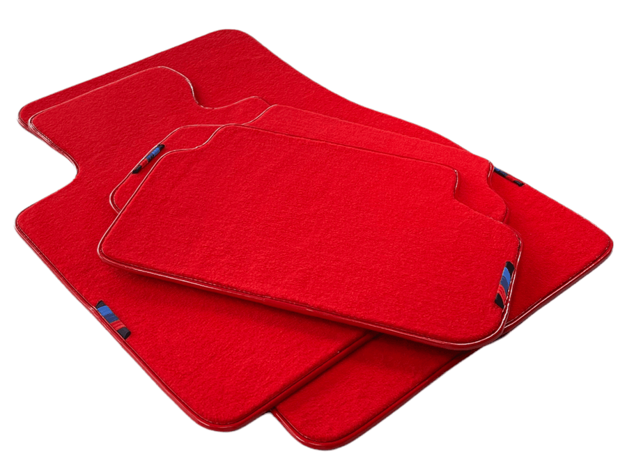 Red Floor Mats For BMW X3M Series F97 With M Package - AutoWin