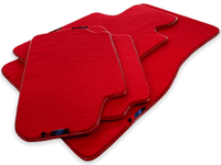 Red Floor Mats for BMW iX (2022-2024) with M Package AutoWin Brand - AutoWin
