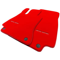 Red Floor Mats For Mercedes Benz A-Class W169 (2004-2012) | Limited Edition - AutoWin