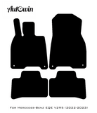 Red Floor Mats For Mercedes Benz EQE-Class V295 (2022-2023) | Limited Edition - AutoWin