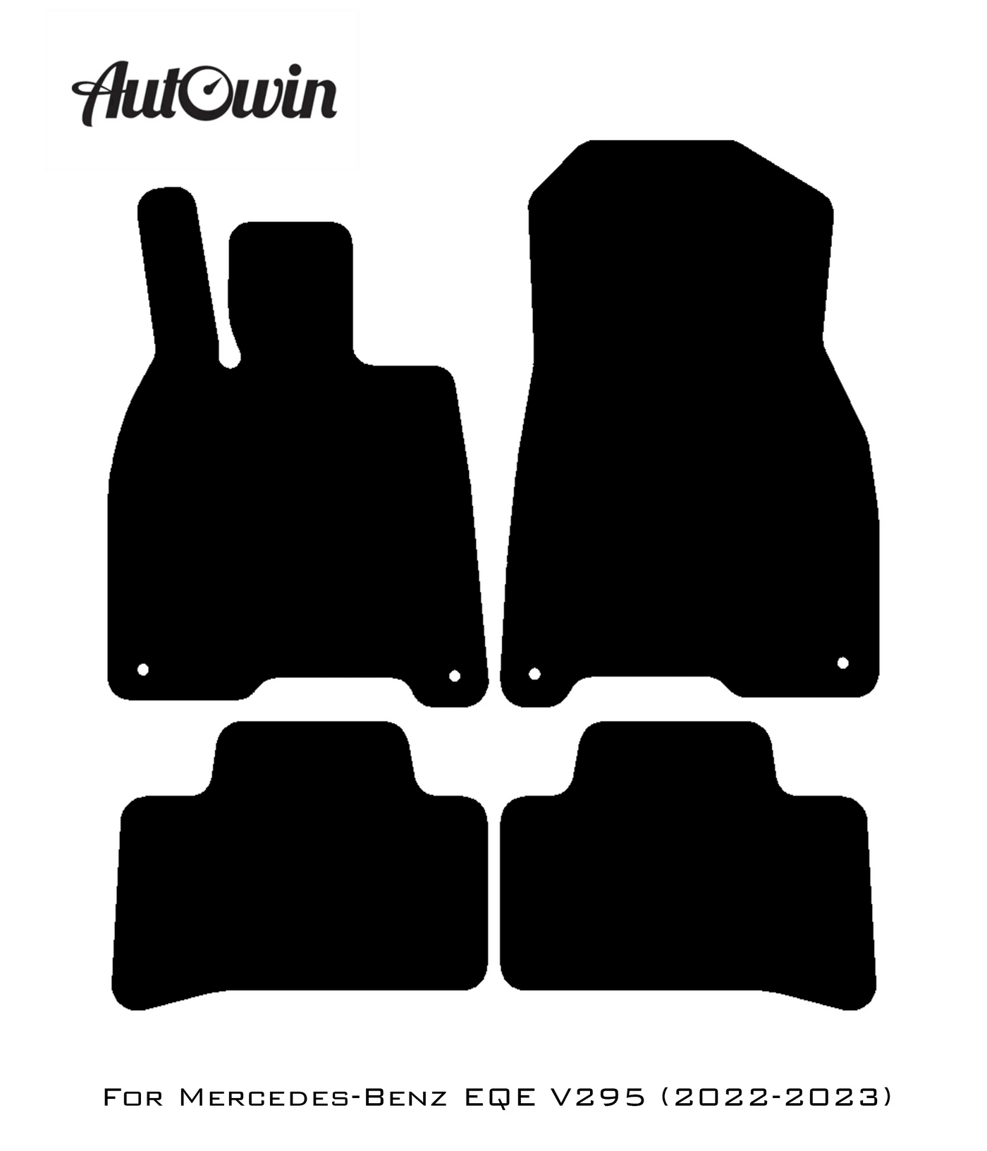 Red Floor Mats For Mercedes Benz EQE-Class V295 (2022-2023) | Limited Edition - AutoWin