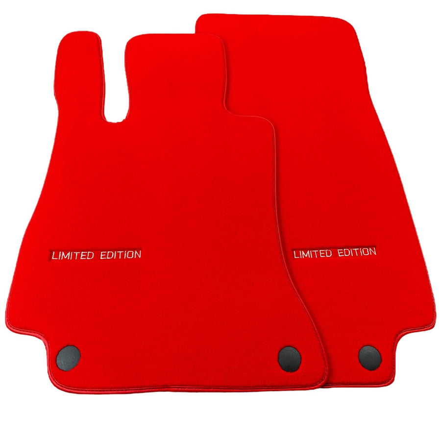 Red Floor Mats For Mercedes Benz GLA-Class X156 (2017-2020) | Limited Edition - AutoWin