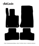 Red Floor Mats For Mercedes Benz GLC-Class C253 Coupe (2020-2023) Hybrid | Limited Edition - AutoWin