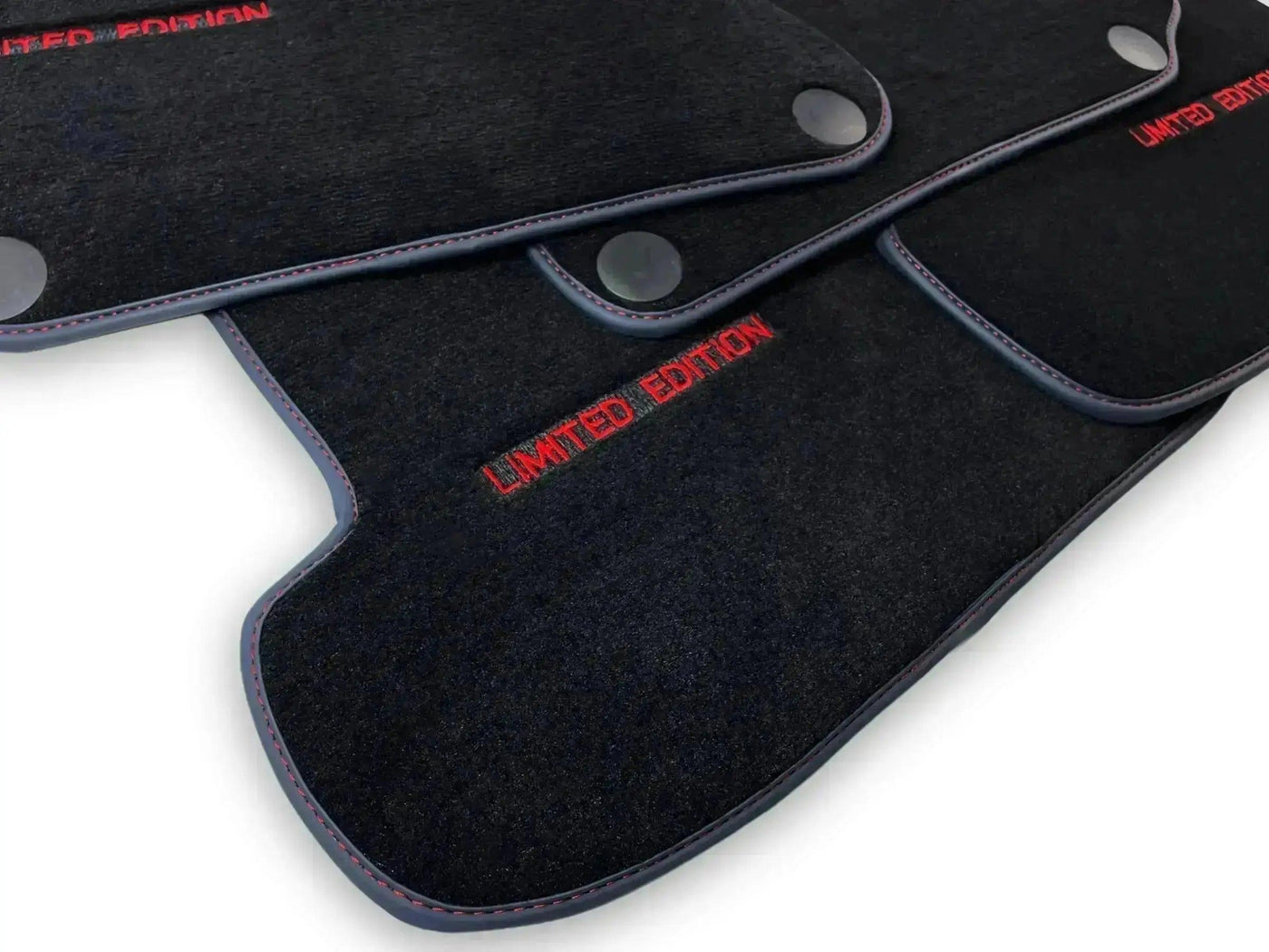 Red Floor Mats For Mercedes Benz GLK-Class X204 (2012-2015) | Limited Edition - AutoWin