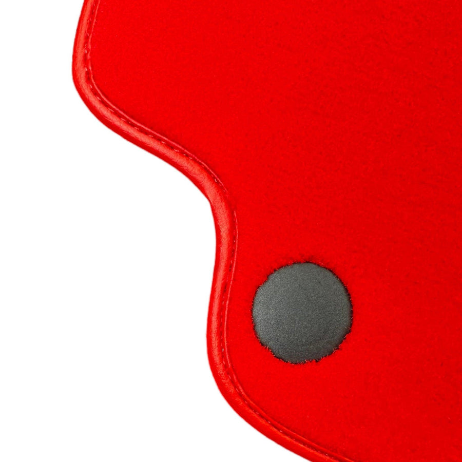 Red Floor Mats For Mercedes Benz V-Class 447 Front (2019-2023) | Limited Edition - AutoWin