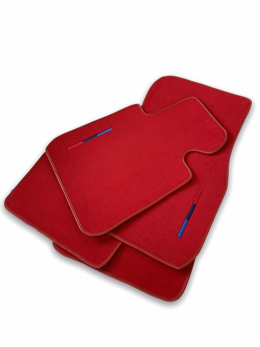 Red Mats For BMW 1 Series F21 3-door Hatchback With M Package - AutoWin