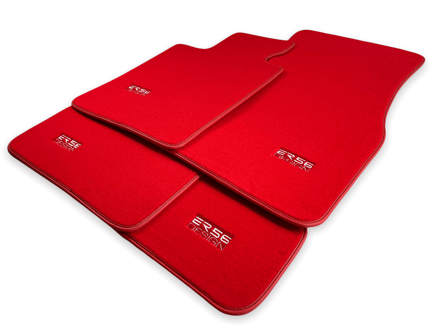 Red Mats For BMW 3 Series E30 2-doors Coupe - ER56 Design Brand - AutoWin