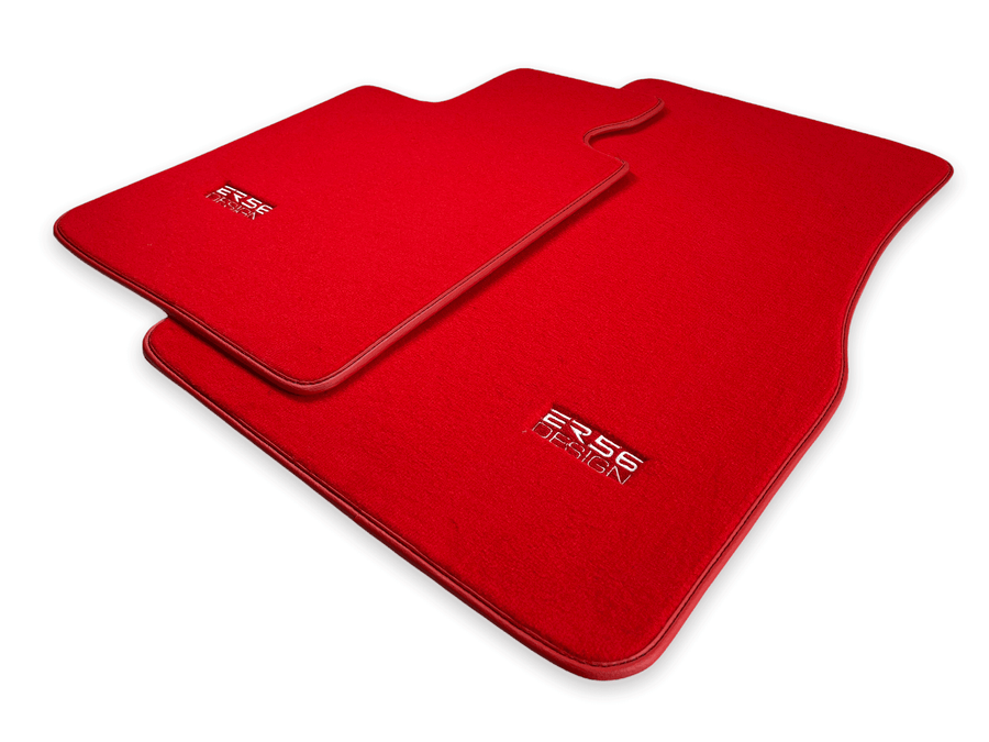 Red Mats For BMW 3 Series E46 Convertible - ER56 Design Brand - AutoWin
