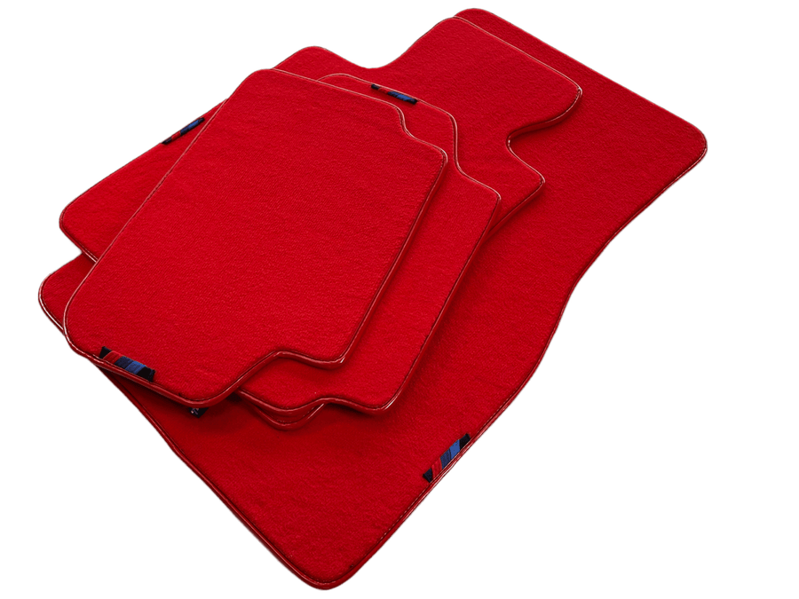 Red Mats For BMW M3 E93 With M Package AutoWin Brand - AutoWin