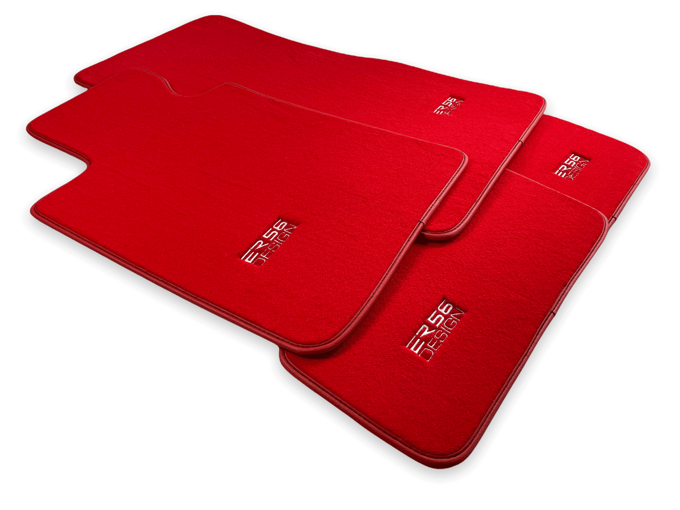 Red Mats For BMW M8 F91 Convertible - ER56 Design Brand - AutoWin