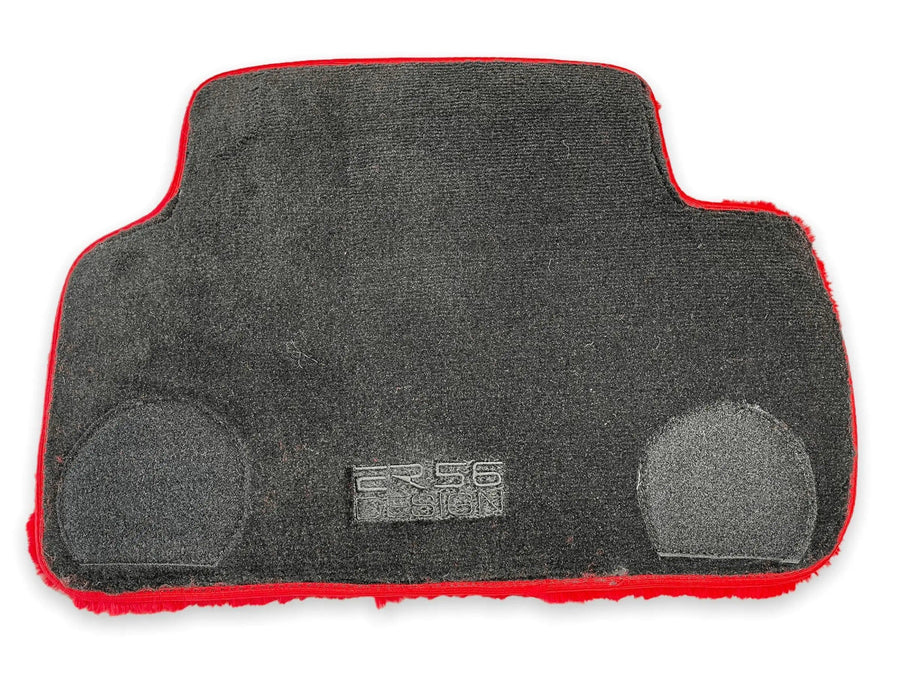 Red Sheepskin Floor Mats For Bentley Mulsanne (2010-2020) Er56 Design Brand - AutoWin