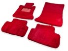 Red Sheepskin Floor Mats For Rolls Royce Dawn Rr6 2016-2023 Er56 Design Brand - AutoWin