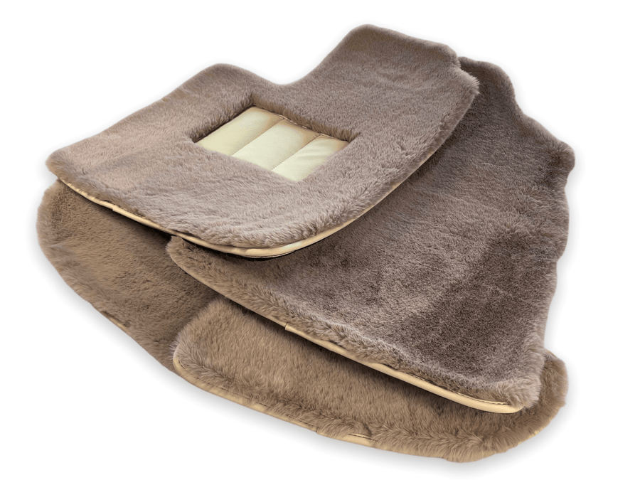 Sheepskin Floor Mats For Bentley Continental GT (2003–2011) Er56 Design - AutoWin