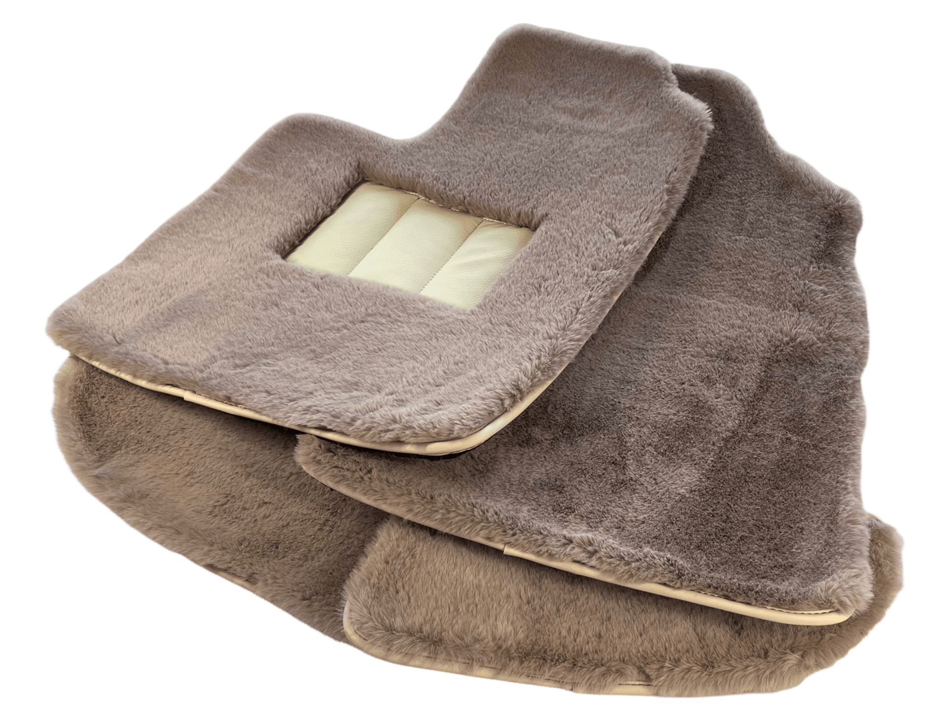 Sheepskin Floor Mats For Bentley Continental GT (2003–2011) Er56 Design - AutoWin