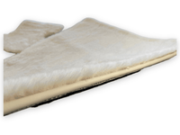 Luxury White Sheepskin Floor Mats for Rolls Royce Shadow